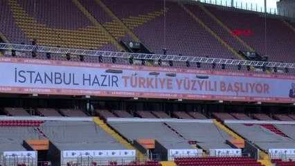 İSTANBUL-AK PARTİ NEF STADYUMU'NDA GERÇEKLEŞECEK PROGRAMIN HAZIRLIKLARINI TAMAMLANDI