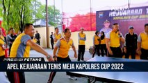 Kapolres Kendal Mengikuti Kejuaraan Tenis Meja Kapolres CUP 2022
