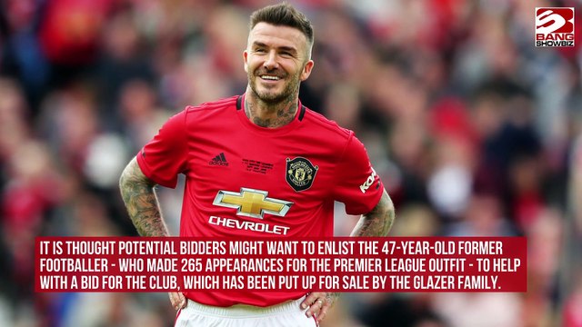 David Beckham 'open to talks' with potential buyers of Manchester United