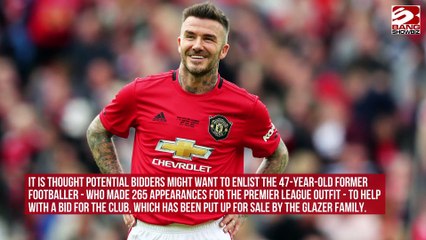 David Beckham 'open to talks' with potential buyers of Manchester United