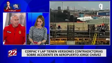 Luis Ponce la Jara sobre accidente en aeropuerto Jorge Chávez: "habría sido un error de la torre de control"