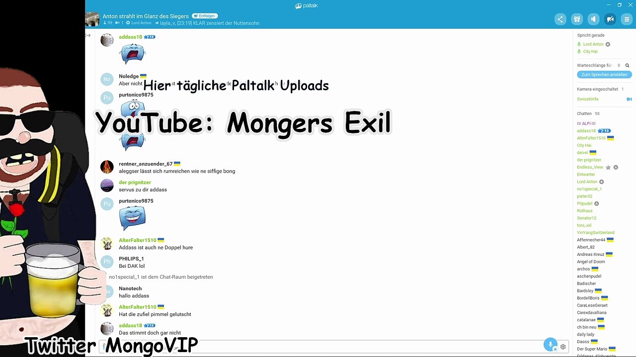 Rentner PALTALK: CITY HAI, ALPI und ANTON |Assi Stammtisch