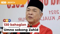 130 ketua bahagian Umno sokong Zahid