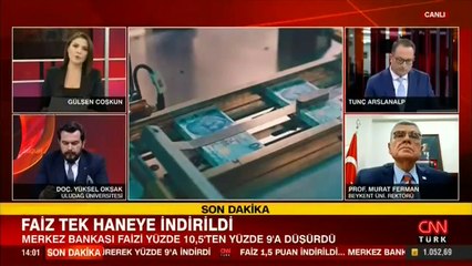 Son dakika! Merkez Bankası faiz kararını duyurdu: Tek haneli orana geçildi