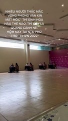 tiết lộ phòng thi mặt mộc của HHVN 2022