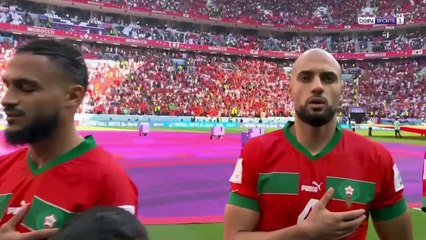 الشوط الاول مباراة المغرب و كرواتيا كاس العالم 2022
