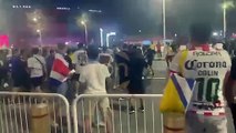 Pelea de hinchas en Qatar