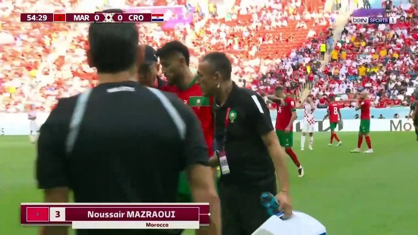 الشوط الثاني مباراة المغرب و كرواتيا كاس العالم 2022