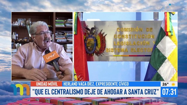Herland Vaca Diez, expresidente cívico: El liderazgo cruceño no está interpretando bien el clamor del pueblo cruceño que exigió censo 2023