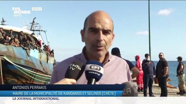 Grèce : opération de sauvetage d'un bateau avec jusqu'à 500 migrants à bord
