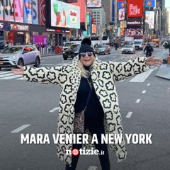 Mara Venier in vacanza a New York
