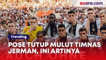 Makna Aksi Tutup Mulut Timnas Jerman Sebelum Kalah Dibungkam Jepang di Piala Dunia 2022