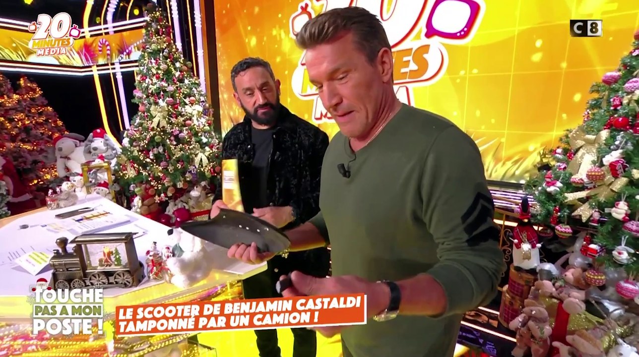 Zapping du 24/11 : Benjamin Castaldi quitte le plateau précipitamment en apprenant un accident impliquant son scooter