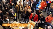 Les ministres de l’Enseignement supérieur et de la Culture en visite au campus des métiers et des qualifications de Versailles