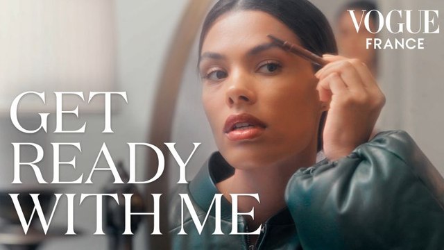 Tina Kunakey se prépare pour le défilé Loewe à la Fashion Week de Paris | Vogue France