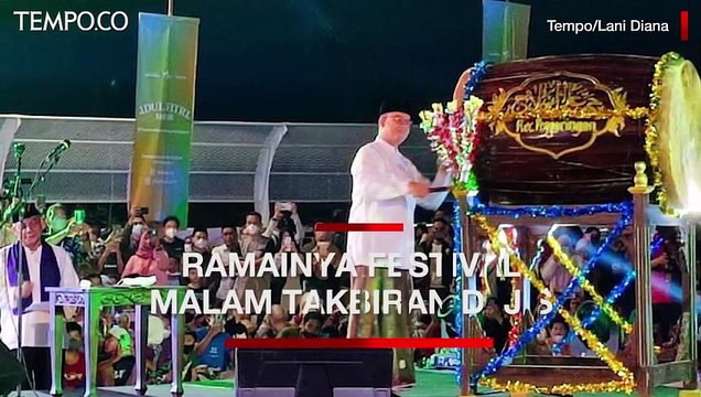 Festival Malam Takbiran di JIS, Anies Baswedan Duet dengan Pasha Ungu