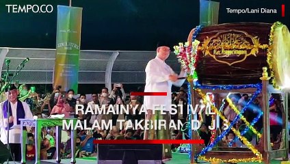 Festival Malam Takbiran di JIS, Anies Baswedan Duet dengan Pasha Ungu