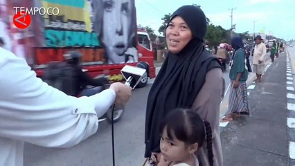 Potret Para Penantang Maut Mengais Rezeki di Jembatan Sewo