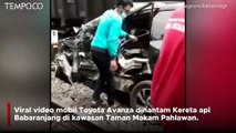 Kecelakaan Kereta Vs Mobil di Muara Enim, 10 Penumpang Selamat