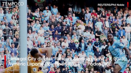 Hasil Liga Inggris: Manchester City vs Newcastle 5-0, City Jauhi Liverpool