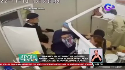 Nag-AWOL na miyembro ng Philippine Marine Corps, suspek sa magkahiwalay na insidente ng panghoholdap sa Cavite | SONA