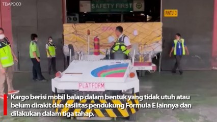 Kargo Formula E Tiba di Bandara Soetta Mencapai 87 Ton
