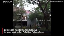 Dua Kelompok Antar Fakultas di Unhas Tawuran, Banyak Fasilitas Kampus Rusak