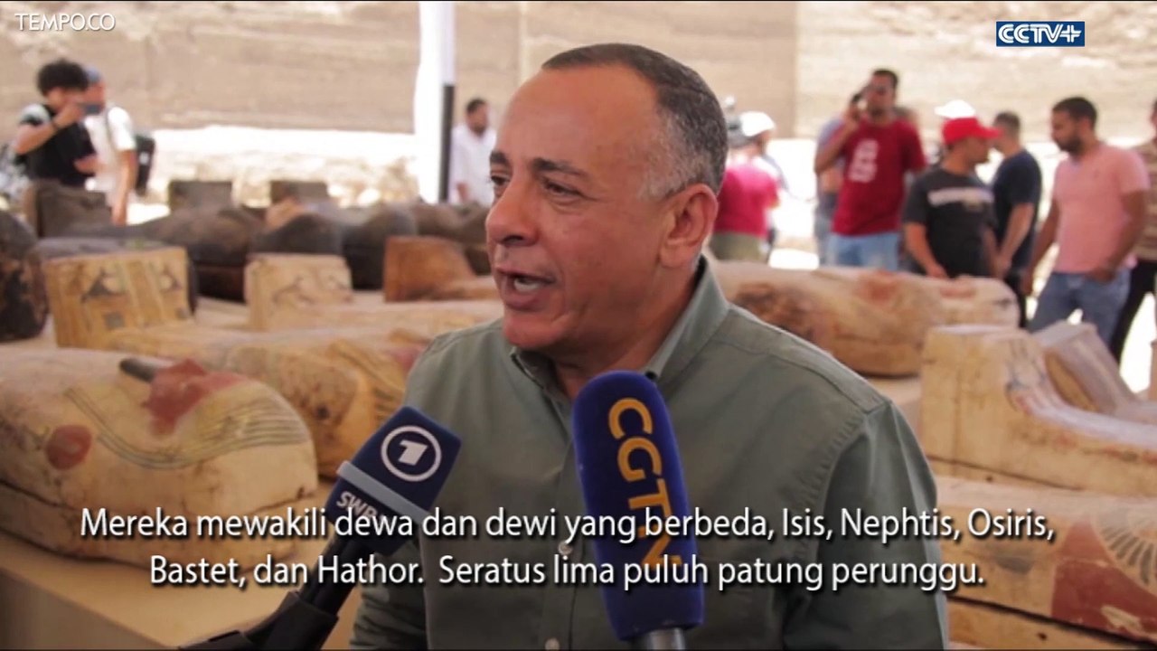 Mesir Ungkap Penemuan Peti Mati Kuno Besar Berusia 2.500 Tahun