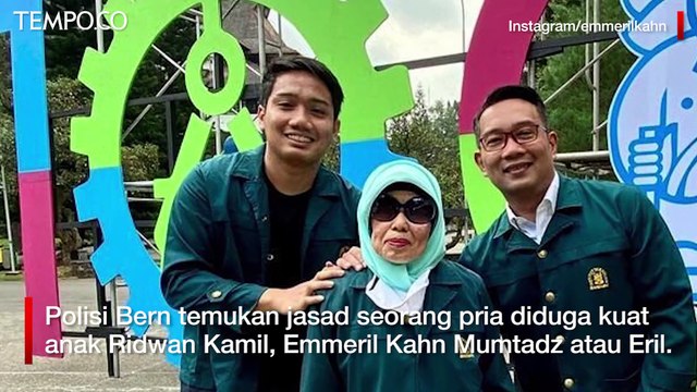Polisi Bern Swiss Temukan Jenazah Eril Anak Ridwan Kamil di Sungai Aare
