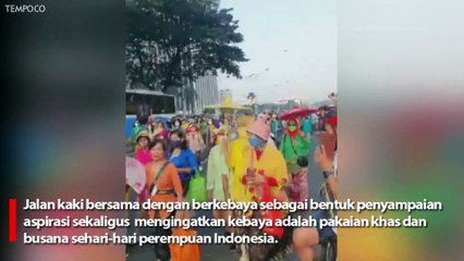 CFD Berkebaya, Ribuan Perempuan Dukung Kebaya ke Unesco
