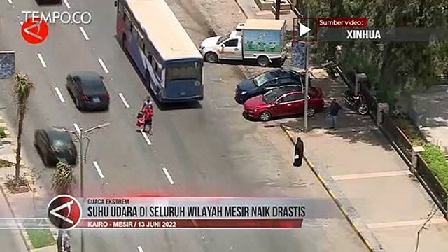 Suhu Udara di Seluruh Wilayah Mesir Naik Drastis Capai 45 Derajat Celcius