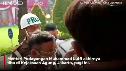 Eks Mendag Lutfi Hadir di Kejaksaan Agung, Diperiksa Soal Ekspor Minyak Goreng