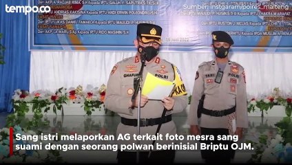 Jabatan Melayang, Kapolres Maluku Tengah Ketahuan Foto Mesra Bareng Polwan