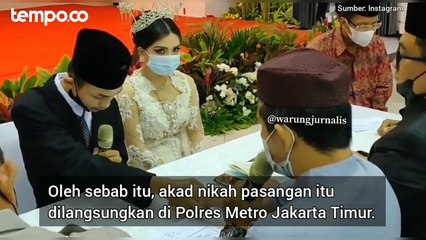 Polres Jakarta Timur Nikahkan Mahasiswi Pembuang Bayi di Pinggir Kali Ciliwung