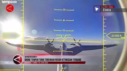 Drone Tempur Nirawak Turki Pecahkan Rekor Penerbangan Nasional
