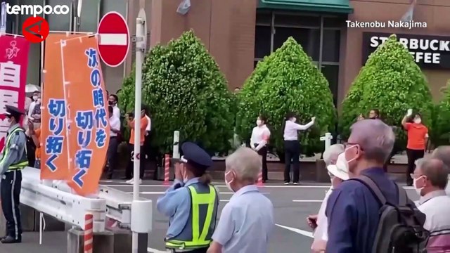 Jenazah Shinzo Abe Tiba di Rumah Duka, Warga Beri Penghormatan