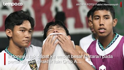 Meski Taklukkan Myanmar 5-1, Indonesia Gagal ke Semifinal Piala AFF U 19