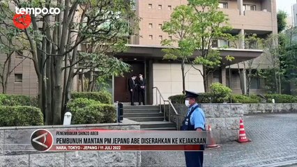 Pembunuh Mantan PM Jepang Abe Diserahkan ke Kejaksaan