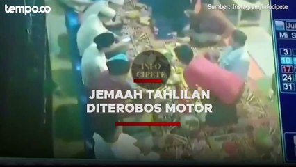 Jemaah Tahlilan di Cilndak Diterobos Pakai Motor, Polisi Sebut Pelaku Sedang Mabuk