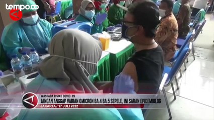 Epidemiolog Ingatkan Jangan Anggap Sepele Covid 19 Varian Omicron BA 4 BA 5