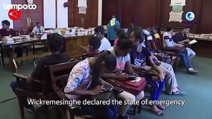 Presiden Sementara Sri Lanka Nyatakan Status Darurat