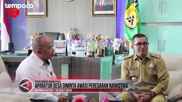 Aparatur Desa Diminta Awasi Peredaran Narkoba di Aceh