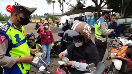 Giat Polisi Razia di Pandeglang Kendaraan yang Belum Bayar Pajak