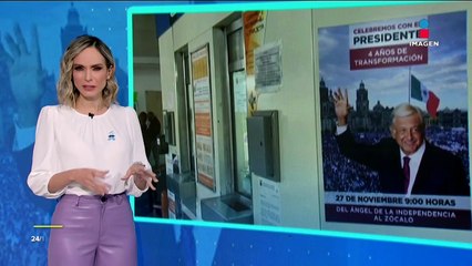 Retiran del Metro CDMX propaganda sobre la marcha del 27 de noviembre