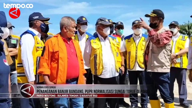 Penanganan Banjir Bandang, PUPR Normalisasi Sungai Torue di Parigi