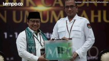 Gaya Kompak Prabowo dan Cak Imin Saat Daftar ke KPU