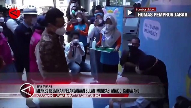 Jaga Kesehatan Generasi Penerus, Menkes Resmikan Bulan Imunisasi Anak