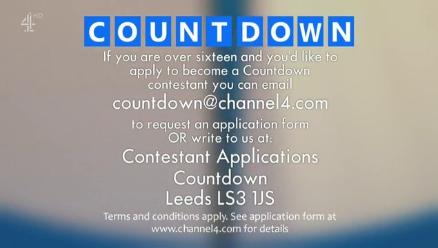 Countdown | Thursday 21st November 2019 | Episode 7210