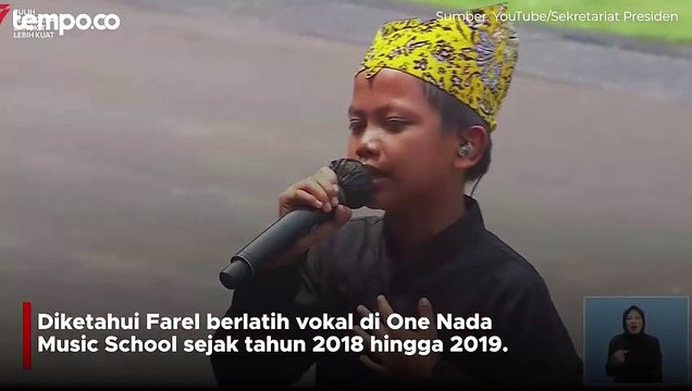 Hebohkan Istana Merdeka, Ini Perjalanan Karier Farel Prayogi Sebagai Penyanyi