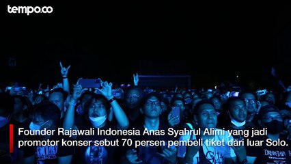 Ribuan Penggemar Tonton Dream Theater di Stadion Manahan, 70 Persen dari Luar Solo